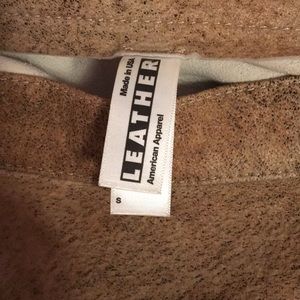 Genuine Leather America Apparel Skirt